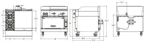 VULCAN Heavy Duty Gas Range V2BG24C-Model V2BG2