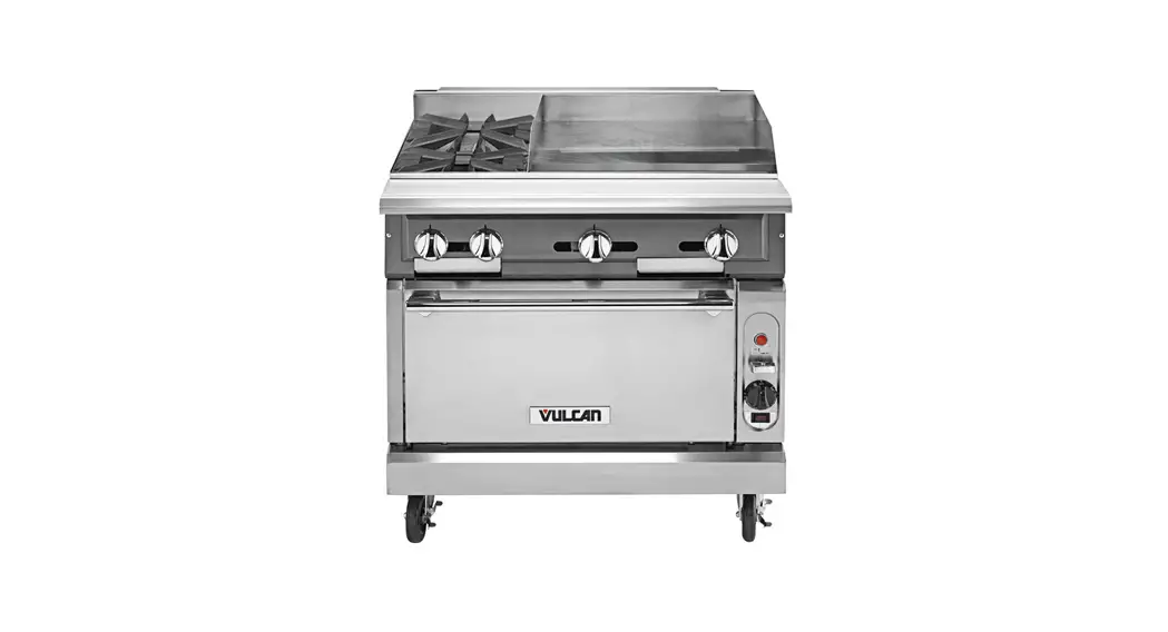 Vulcan Heavy Duty Gas Range V2bg24c Instruction Manual
