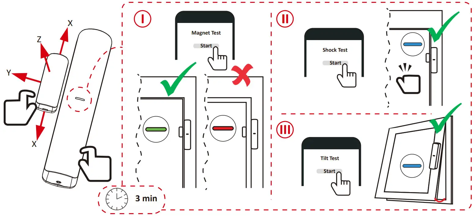 HIKVISION DS-PDMCK-EG2-WA Wireless Magnet Shock Detector - TEST