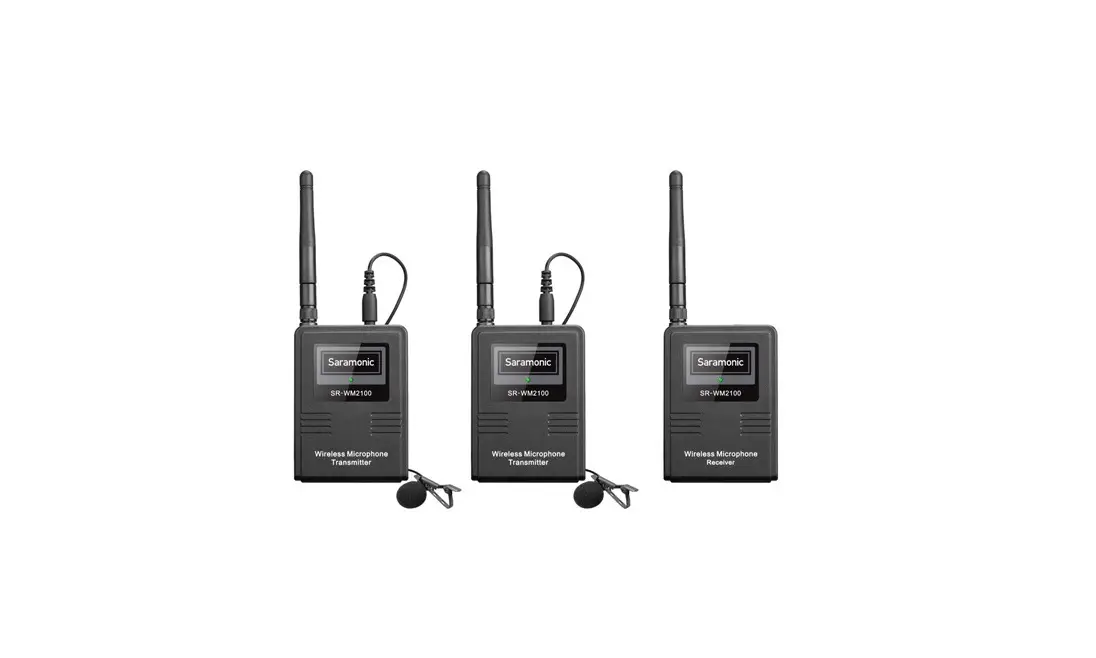 Saramonic Sr-wm2100 2.4ghz Dual Wireless Lavalier Microphone System User Manual Saramonic Sr-wm2100 2.4ghz Dual Wireless Lavalier Microphone System User Manual