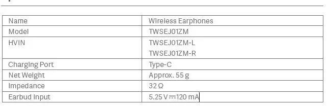 Zimi TWSEJ01ZM Wireless Earphones FIG 6