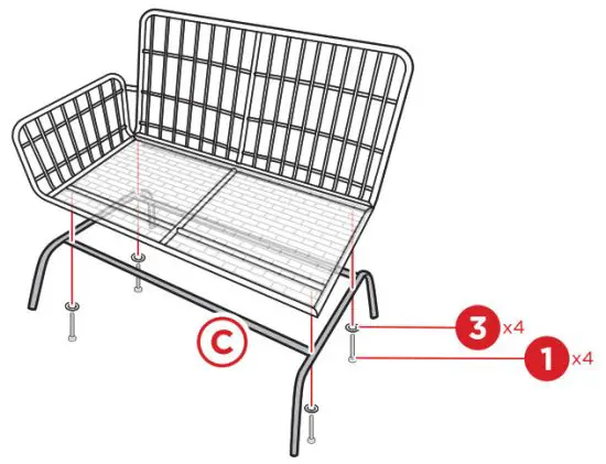 bcp SKY5750 Outdoor Woven Corner Sectional Set - part 6