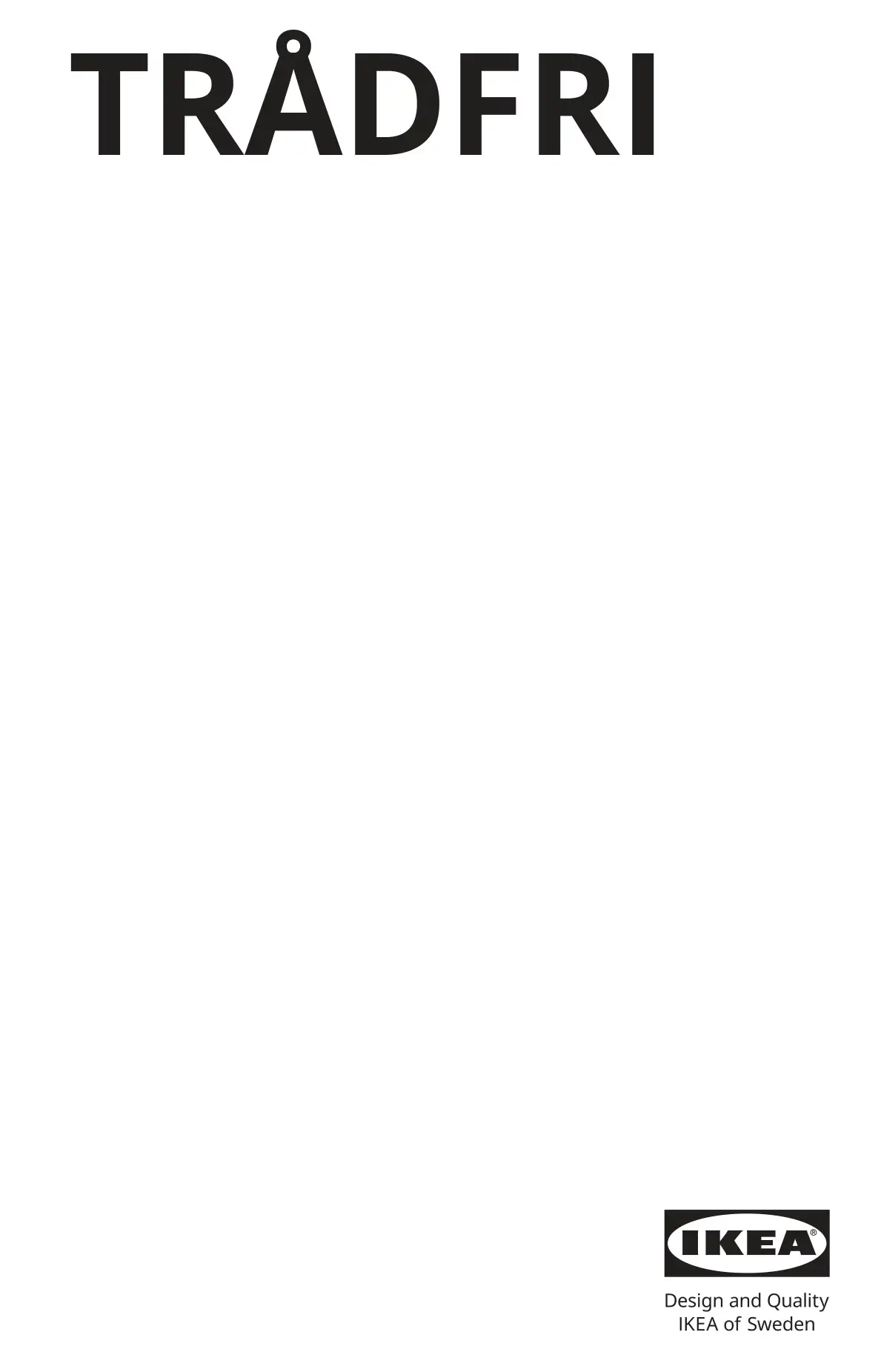 IKEA TRADFRI E1706 Wireless Control Outlet Instruction Manual