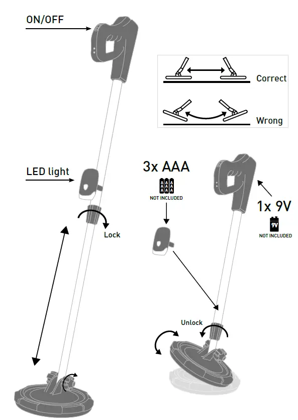 BRESSER 9110500 Metal Detector fig-1