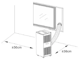 SAUBER PAC-125336 Portable Air Conditioner fig 3