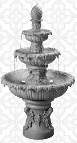 Kenroy Home 51010SNDST Ibiza Floor Fountain-fig1