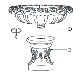 Kenroy Home 51010SNDST Ibiza Floor Fountain-fig2