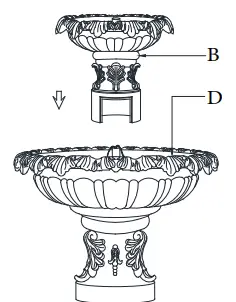 Kenroy Home 51010SNDST Ibiza Floor Fountain-fig4