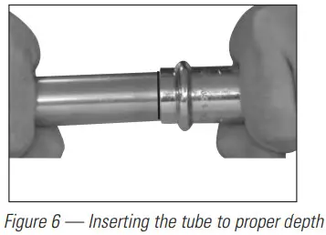 NIBCO Press System for Leak Proof Connections - depth