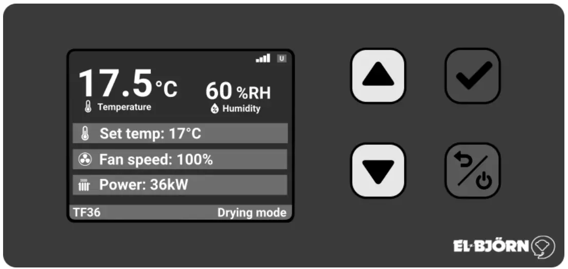 EL BJORN TF 9EL Fan Heater - Device