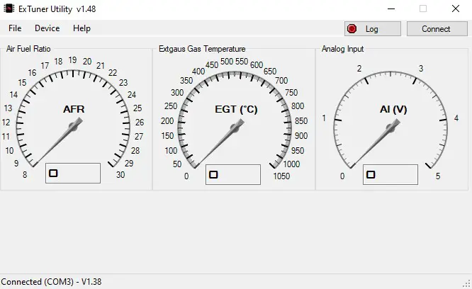 COBRARTP ExTuner v1 1 AFR and EGT Meter system - Analog Input Setting