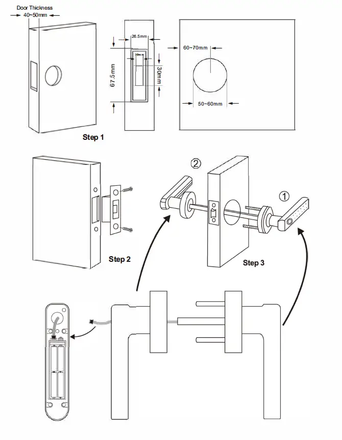 kodicam-D100-BT-Wireless-Smart-Door-Lock-2