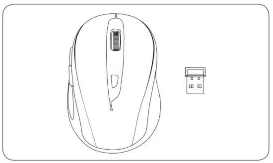 hama 00182627 MW 400 Optical 6 Button Wireless Mouse