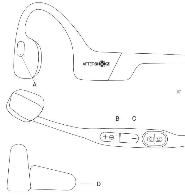 AFTERSHOKZ AEROPEX Bone Conduction Wireless Bluetooth Headphone - How to Set Up Aeropex