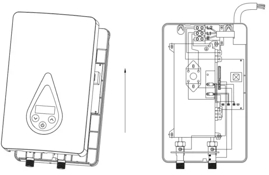 marey ECO150 Electric Tankless Water Heater - terminal blocks