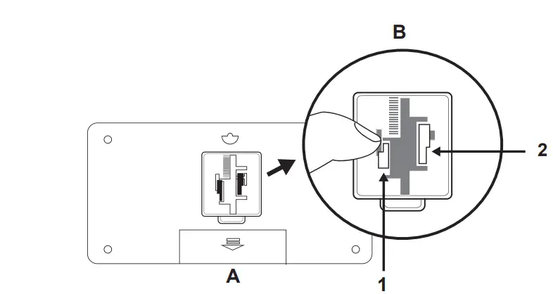 NEXTIME 5186 Flip Clock FIG 1