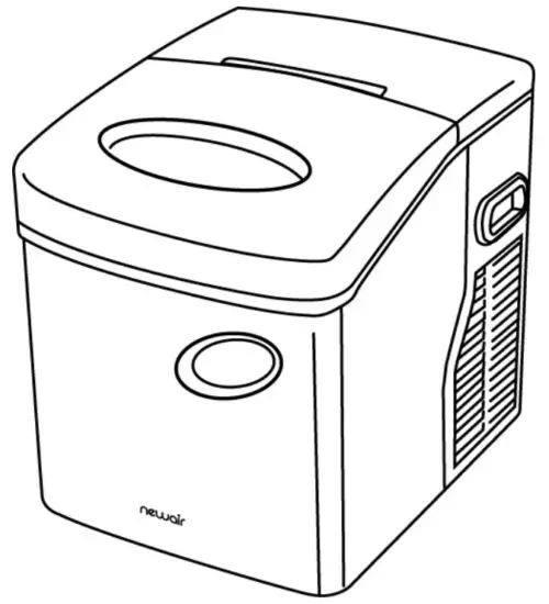 newair AI 215SS Portable Countertop Ice Maker