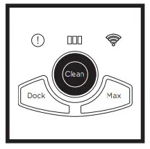 Shark RV750EU Robot Vacuum Cleaner - BUTTONS 2