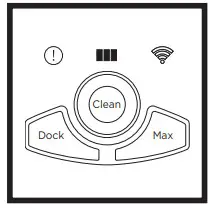 Shark RV750EU Robot Vacuum Cleaner - BUTTONS 5
