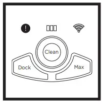 Shark RV750EU Robot Vacuum Cleaner - BUTTONS 6