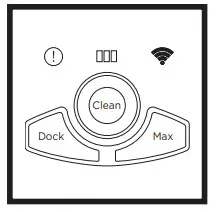 Shark RV750EU Robot Vacuum Cleaner - BUTTONS 7