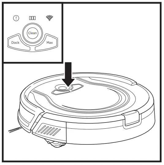 Shark RV750EU Robot Vacuum Cleaner - BUTTONS