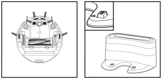 Shark RV750EU Robot Vacuum Cleaner - CHARGING PADS