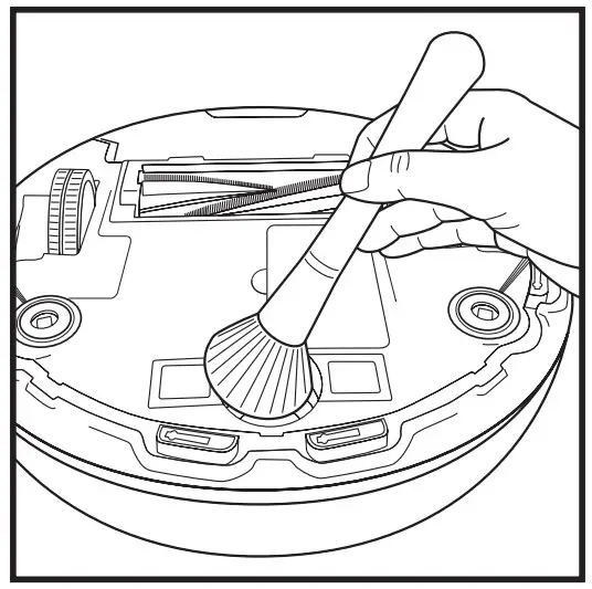 Shark RV750EU Robot Vacuum Cleaner - CLEANING THE WHEELS 2