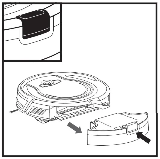 Shark RV750EU Robot Vacuum Cleaner - DUST BIN