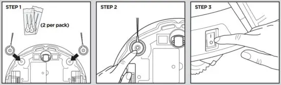 Shark RV750EU Robot Vacuum Cleaner - PREPARING THE ROBOT