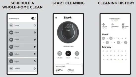 Shark RV750EU Robot Vacuum Cleaner - SCHEDULED CLEANING