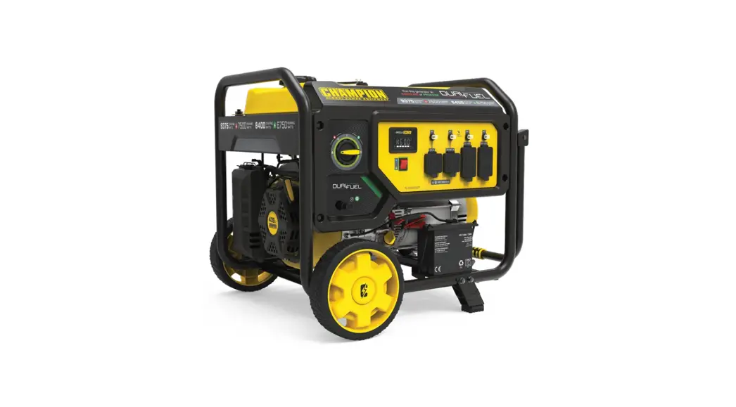 Champion 201040 7500w Dual Fuel Portable Generator User Guide