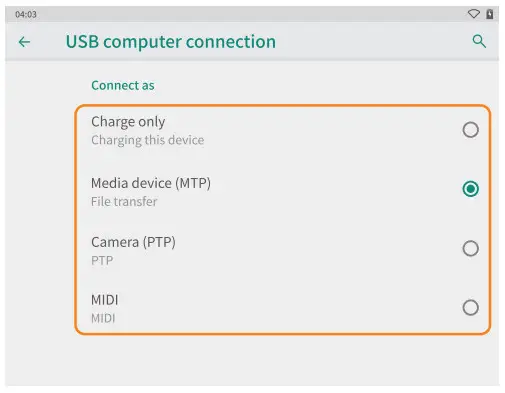 HAOVM P10 Android 11 Tablet - CONNECTING TO A COMPUTER 2