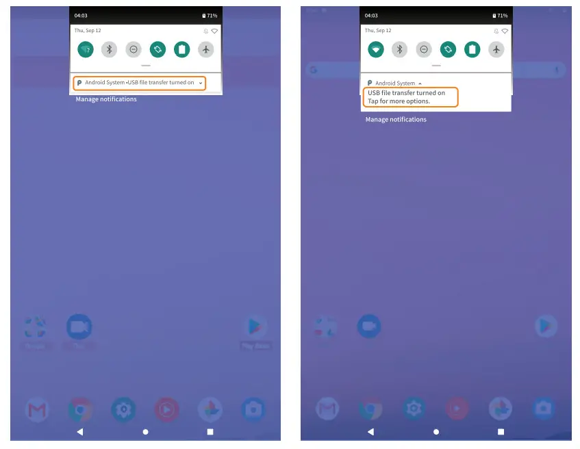 HAOVM P10 Android 11 Tablet - CONNECTING TO A COMPUTER
