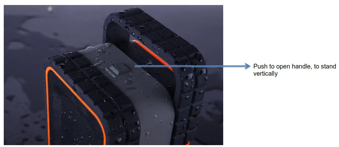 OFFBEAT Hybrid Water Resistant Push to open handle