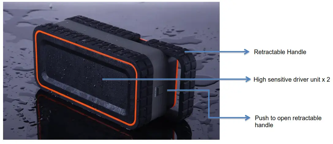 OFFBEAT Hybrid Water Resistant Retractable Handle