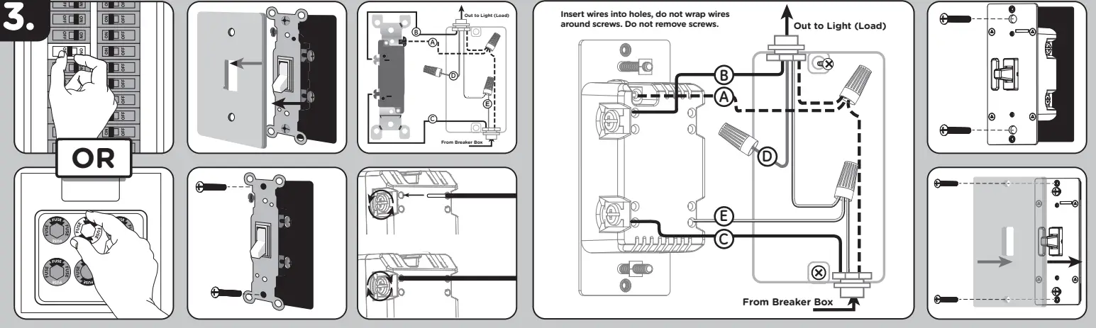 enbrighten 58436 Z-Wave In-Wall Smart Toggle Switch 3