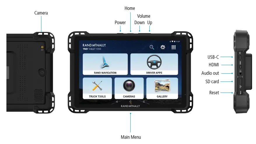 RAND-McNALLY-TND1050-TND-Tablet-1050-Truck-GPS-Tablet-1