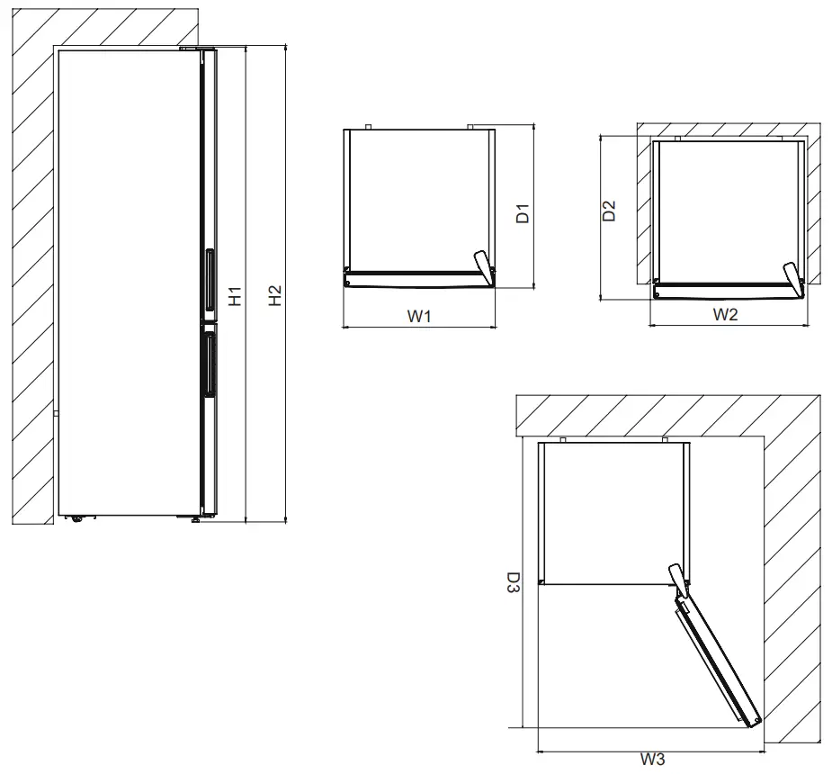 MontPellier MFF165W 166cm Frost Free Fridge Freezer - fig4