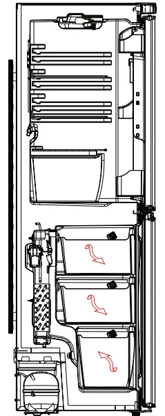 MontPellier MFF165W 166cm Frost Free Fridge Freezer - fig5