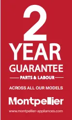 MontPellier MFF165W 166cm Frost Free Fridge Freezer - sambol