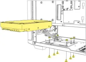 3.5" HDD Installation
