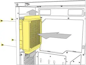 Rear Panel Radiator Installation