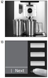 Descaling the machine