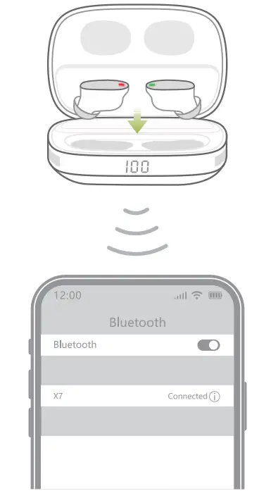 Shenzhen Xinjike Cross Border Trade X7 True Wireless Stereo Earbuds - fig 6