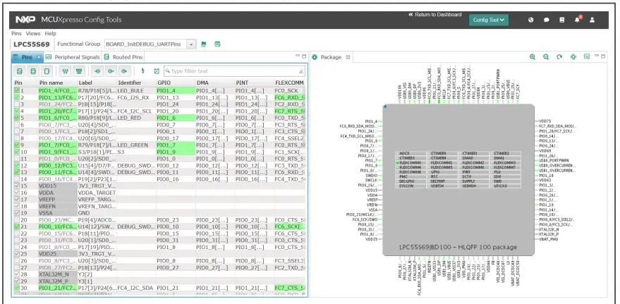 NXP MCUXWQS MCUXpresso Config Tools 2