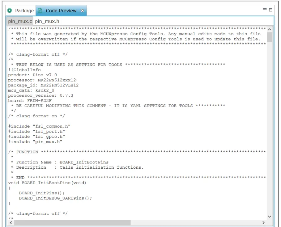 NXP MCUXWQS MCUXpresso Config Tools 4