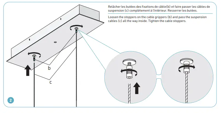 Luminergie CR0 Screw the Cable Grippers fig 30