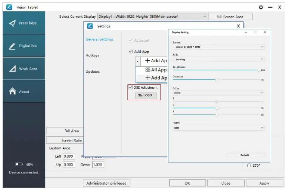 HUION GS1161 Kamvas 12 Drawing Pen Display - fig21