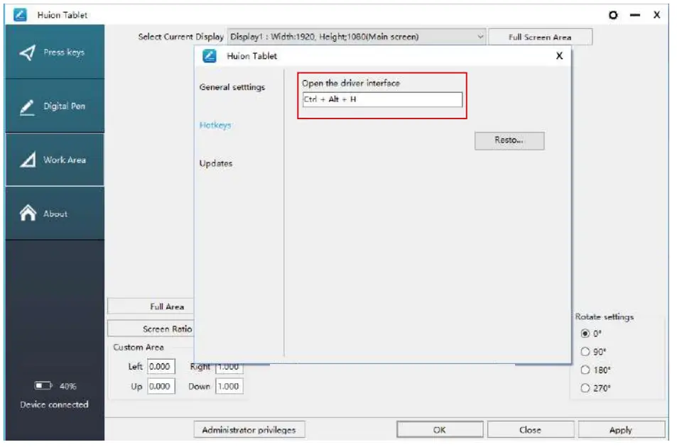 HUION GS1161 Kamvas 12 Drawing Pen Display - fig23